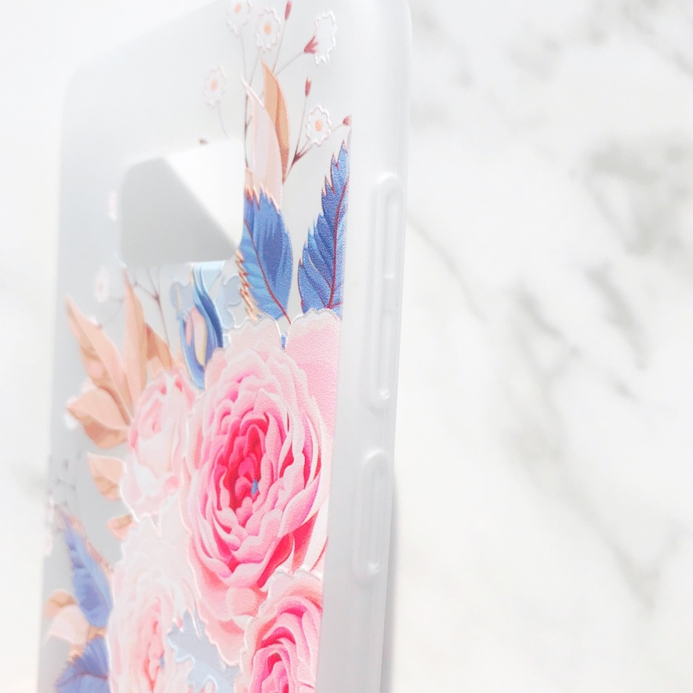 NEW Samsung Galaxy S8/S8+ Vintage Floral Soft Case - Picture 2 of 4
